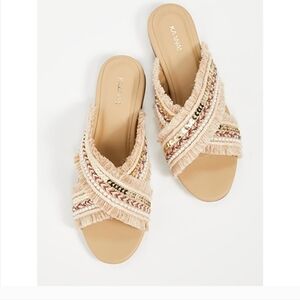 KAANAS 'Ibiza' Crossover Sandals, Size 10